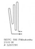 Тэн SEPC 186 2170 W для электрокаменки Helo Pikkutonttu